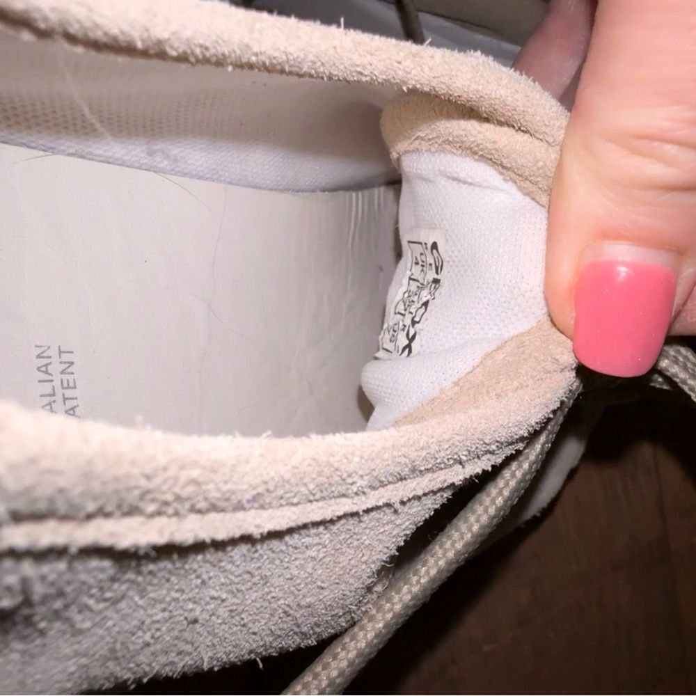 GEOX Beige Suede Sneakers